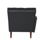 Indoor Chaiselongue Fauteuil met Kussen en Massief Houten Poten
