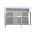 3-deurs dressoir opbergkast met ledverlichting