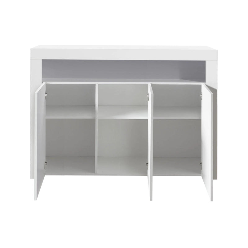 3-deurs dressoir opbergkast met ledverlichting