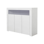 3-deurs dressoir opbergkast met ledverlichting