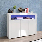 3-deurs dressoir opbergkast met ledverlichting