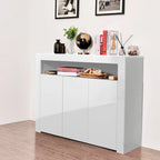 3-deurs dressoir opbergkast met ledverlichting