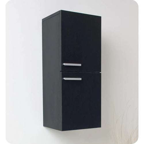 Fresca 27 Wall Mounted Bathroom Linen Cabinet with Two Storage Areas