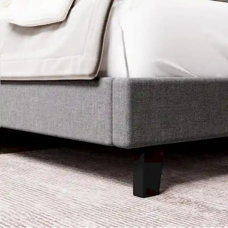 Kingsize platformbedframe met verstelbaar hoofdeinde