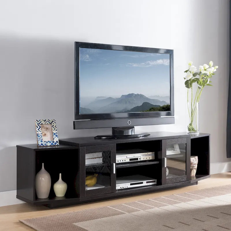 72-inch multifunctionele tv-console met opbergruimte