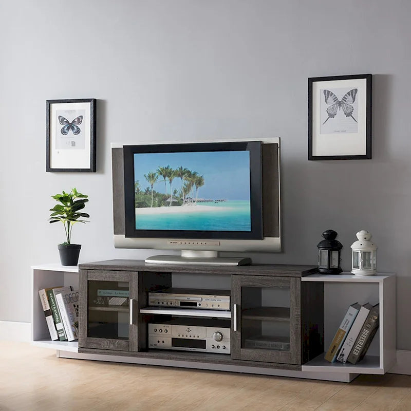 72-inch multifunctionele tv-console met opbergruimte