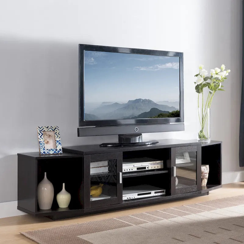 72-inch multifunctionele tv-console met opbergruimte