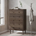Jaren 50 Dressoir met 5 Laden