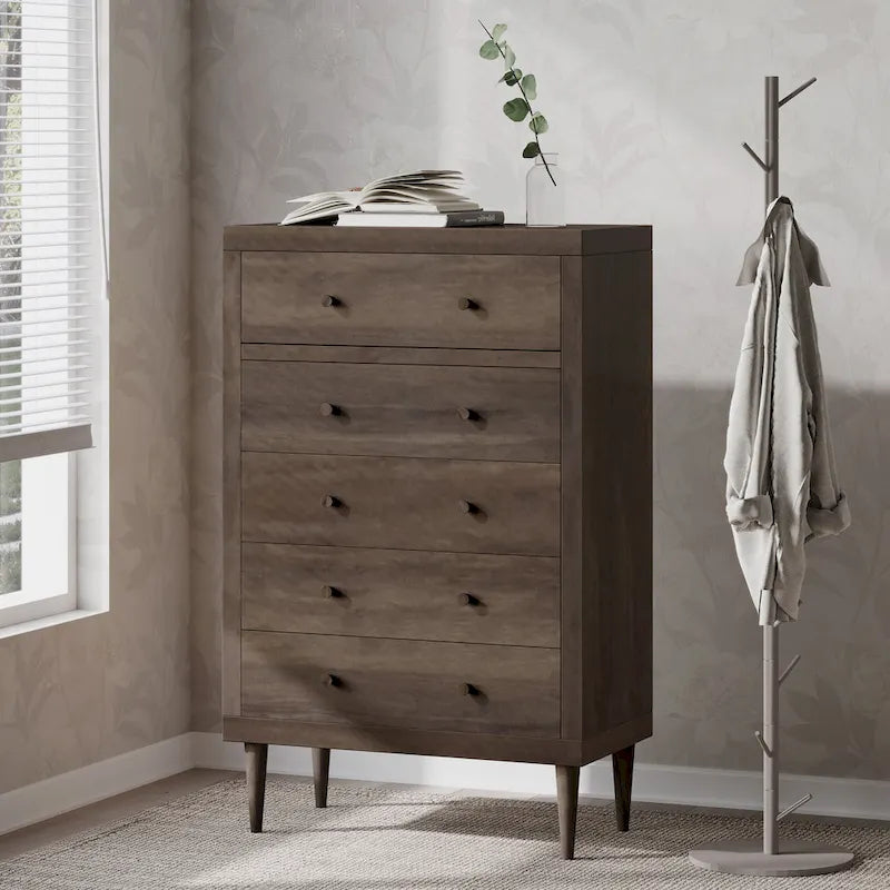 Jaren 50 Dressoir met 5 Laden