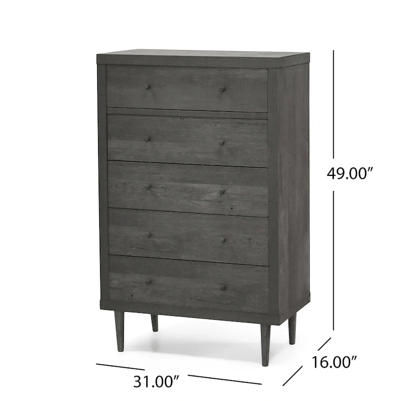 Jaren 50 Dressoir met 5 Laden