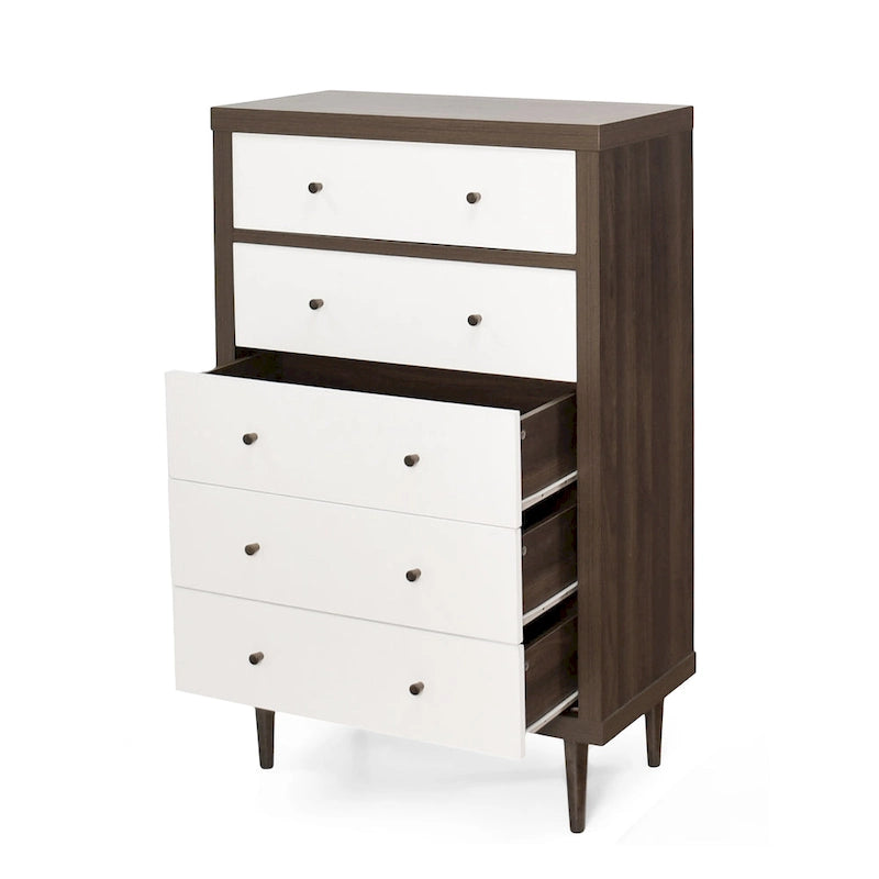 Jaren 50 Dressoir met 5 Laden