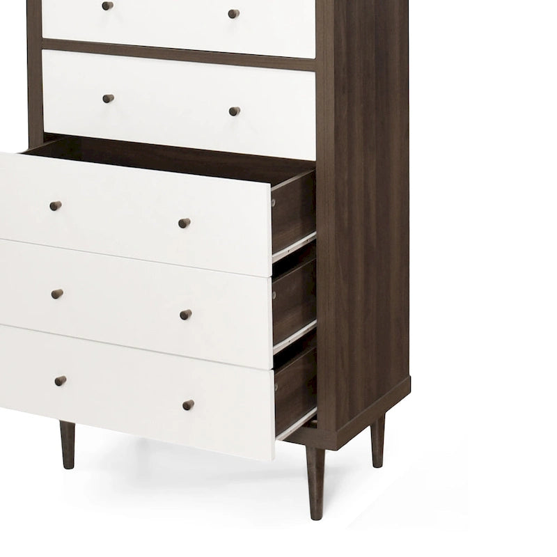 Jaren 50 Dressoir met 5 Laden