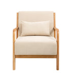 Set van 2 gestoffeerde Mid-Century Modern accentstoelen