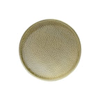 Gehamerd metalen bijzettafel (set van 2)