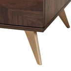 Mid-Century Modern Salontafel met 2 Lades en Open Vak