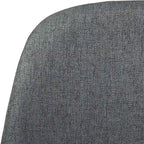 Gestoffeerde eetkamerstoelen, set van 2