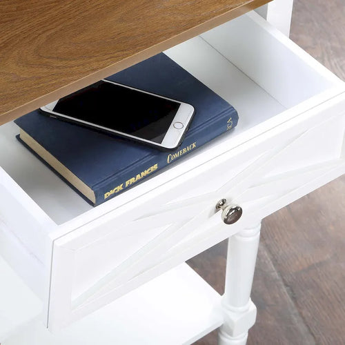 2-Lades Consoletafel met Schappen