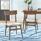 Mid-Century Eetkamerstoelen, Set van 2