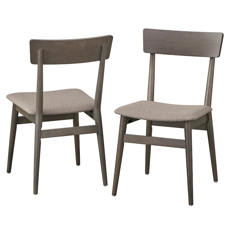 Mid-Century Eetkamerstoelen, Set van 2
