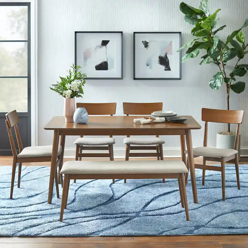 Mid-Century Eetkamerstoelen, Set van 2