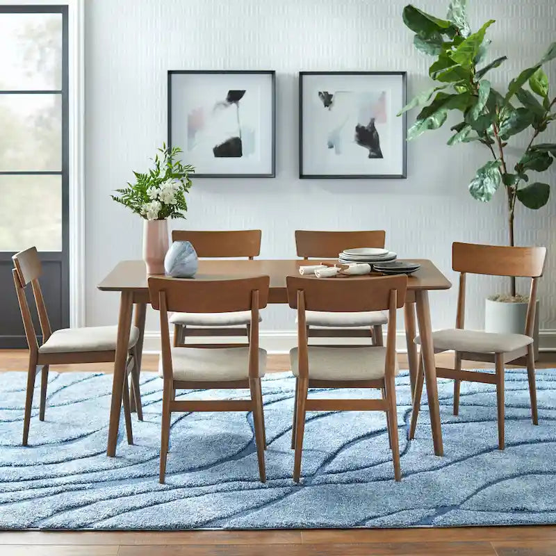 Mid-Century Eetkamerstoelen, Set van 2
