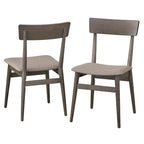 Mid-Century Eetkamerstoelen, Set van 2
