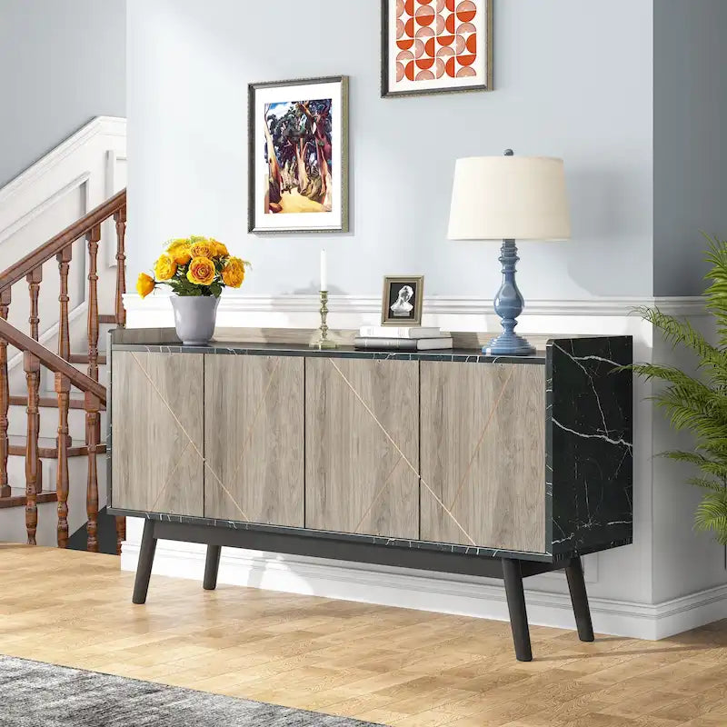 55-inch dressoir met verstelbare plank
