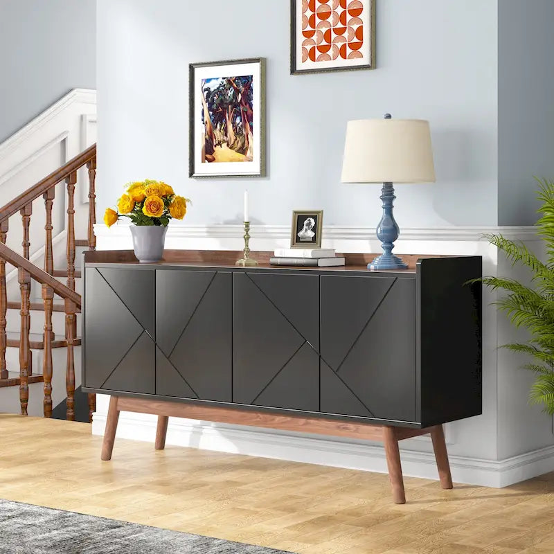 55-inch dressoir met verstelbare plank
