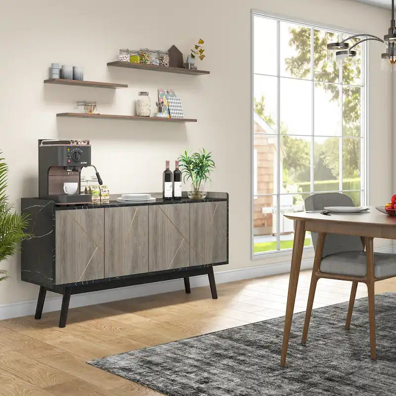55-inch dressoir met verstelbare plank