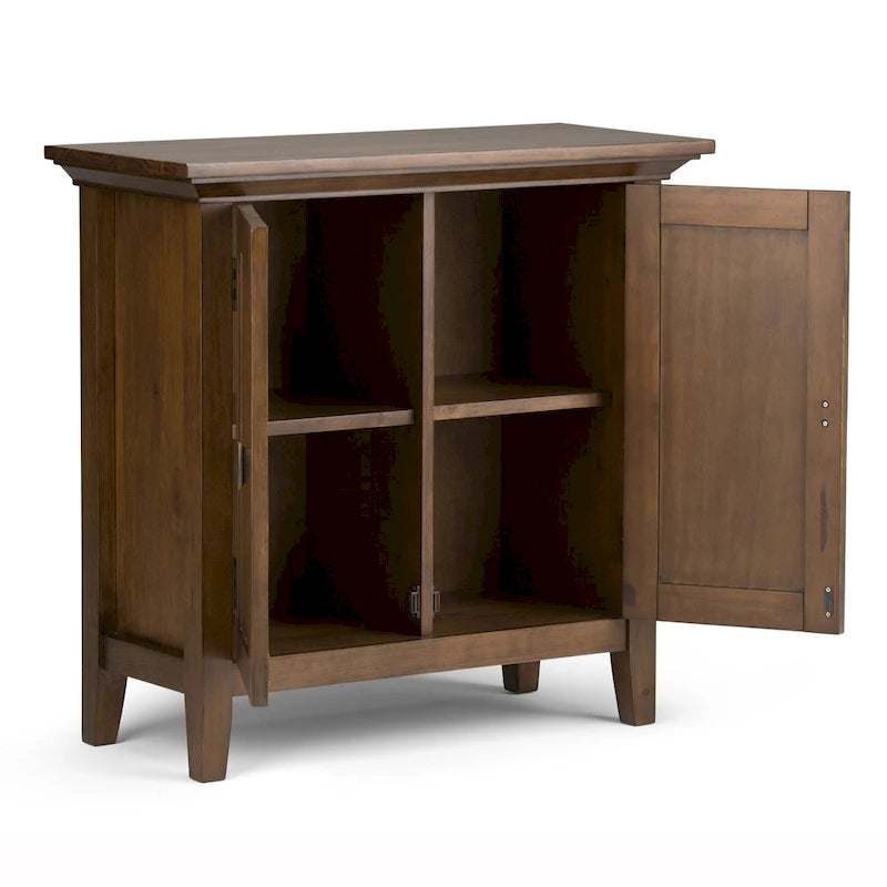 Massief houten lage opbergkast - 81,3 cm B x 35,6 cm D x 78,7 cm H