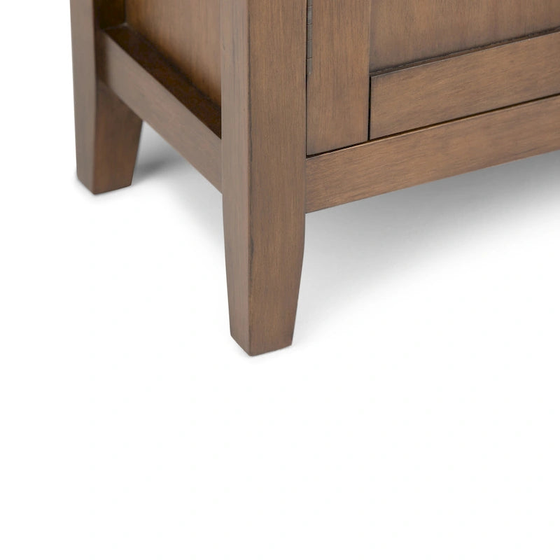 Massief houten lage opbergkast - 81,3 cm B x 35,6 cm D x 78,7 cm H