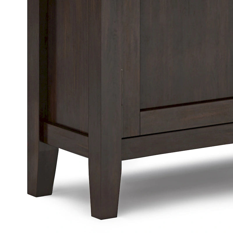 Massief houten lage opbergkast - 81,3 cm B x 35,6 cm D x 78,7 cm H