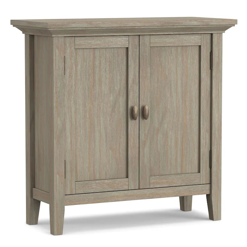 Massief houten lage opbergkast - 81,3 cm B x 35,6 cm D x 78,7 cm H