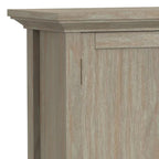 Massief houten lage opbergkast - 81,3 cm B x 35,6 cm D x 78,7 cm H