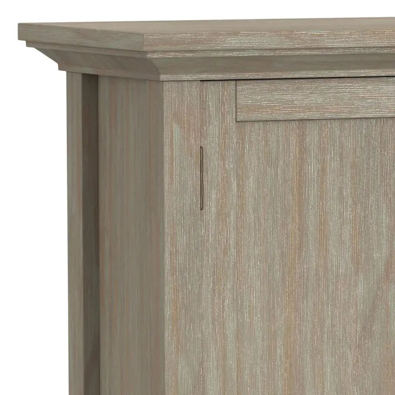Massief houten lage opbergkast - 81,3 cm B x 35,6 cm D x 78,7 cm H