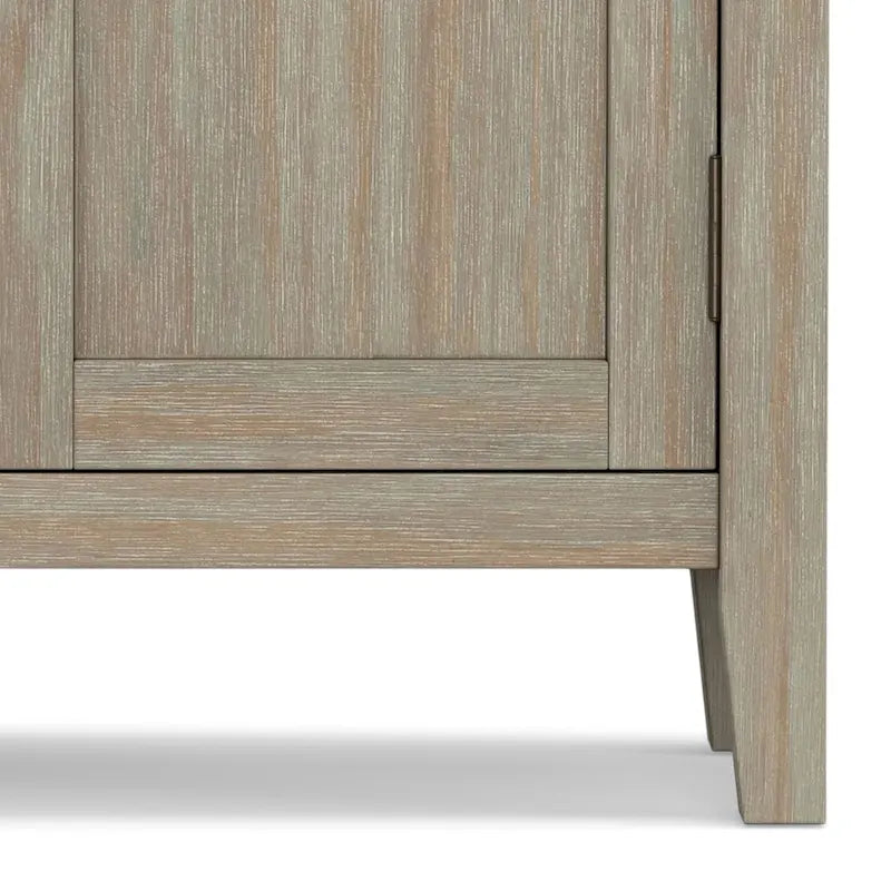 Massief houten lage opbergkast - 81,3 cm B x 35,6 cm D x 78,7 cm H