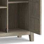Massief houten lage opbergkast - 81,3 cm B x 35,6 cm D x 78,7 cm H