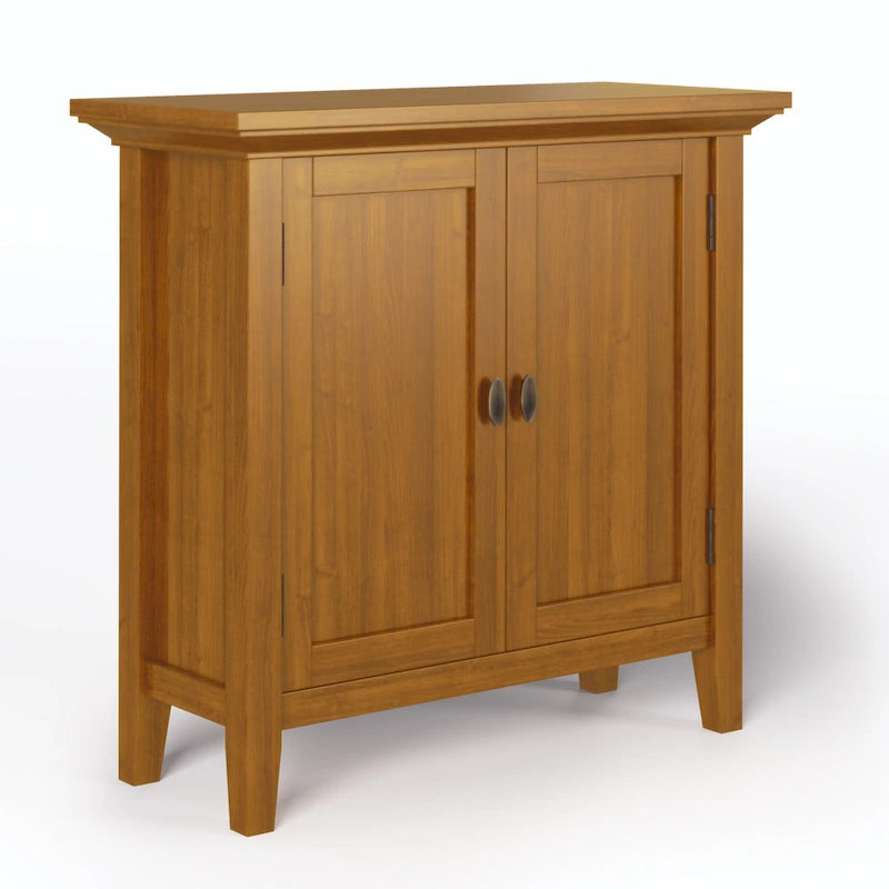 Massief houten lage opbergkast - 81,3 cm B x 35,6 cm D x 78,7 cm H