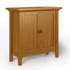 Massief houten lage opbergkast - 81,3 cm B x 35,6 cm D x 78,7 cm H