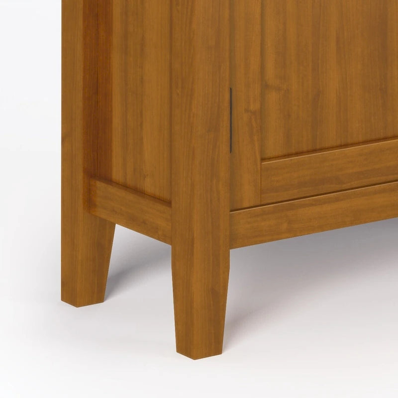Massief houten lage opbergkast - 81,3 cm B x 35,6 cm D x 78,7 cm H