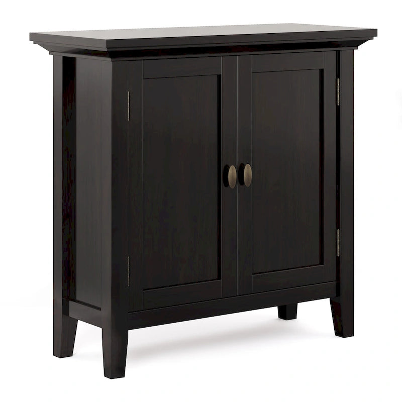 Massief houten lage opbergkast - 81,3 cm B x 35,6 cm D x 78,7 cm H