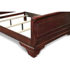 Bordeaux Sleigh Bed – Houten Frame, Meerdere Maten