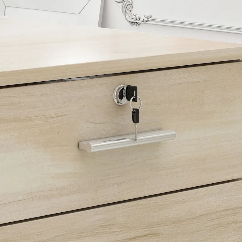Houten Balie met Afsluitbare Opslag