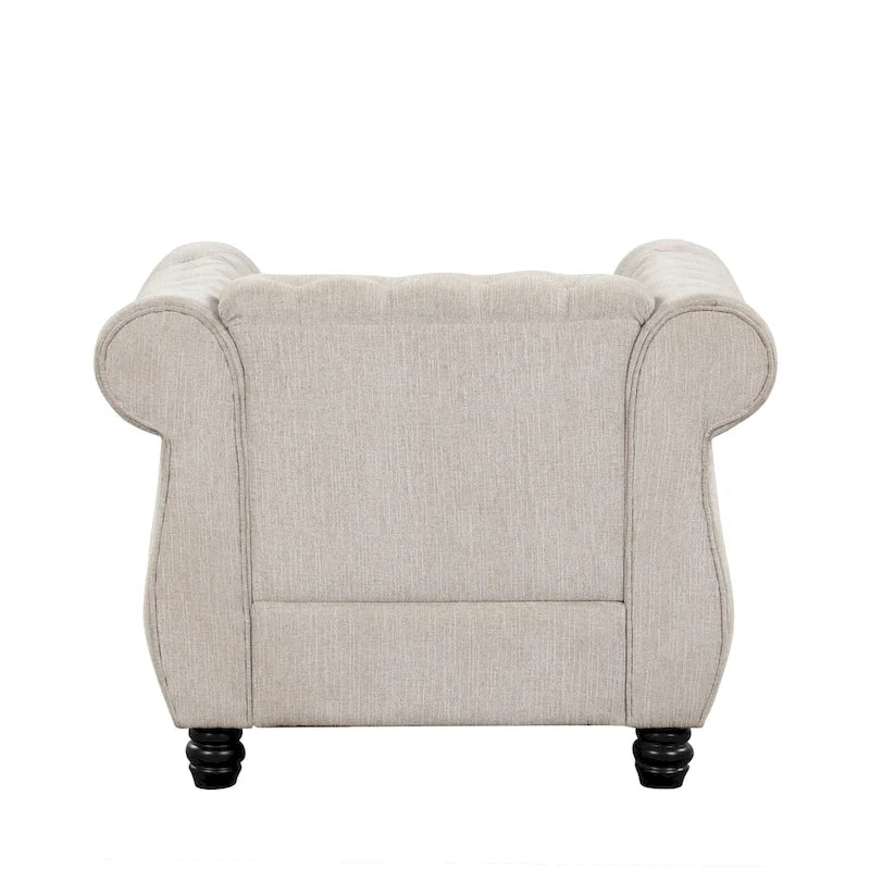 Gecapitonneerde Chesterfield fauteuil