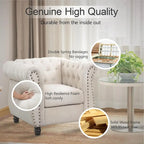 Gecapitonneerde Chesterfield fauteuil