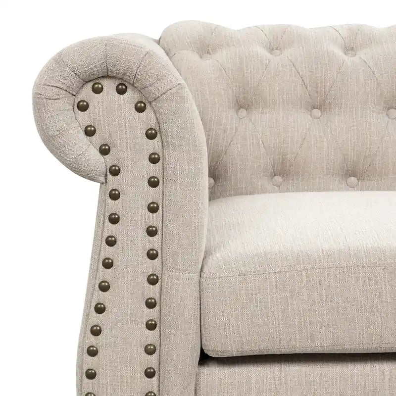 Gecapitonneerde Chesterfield fauteuil