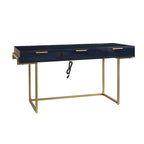 Modern bureau met 3 laden, USB-poorten en stopcontact