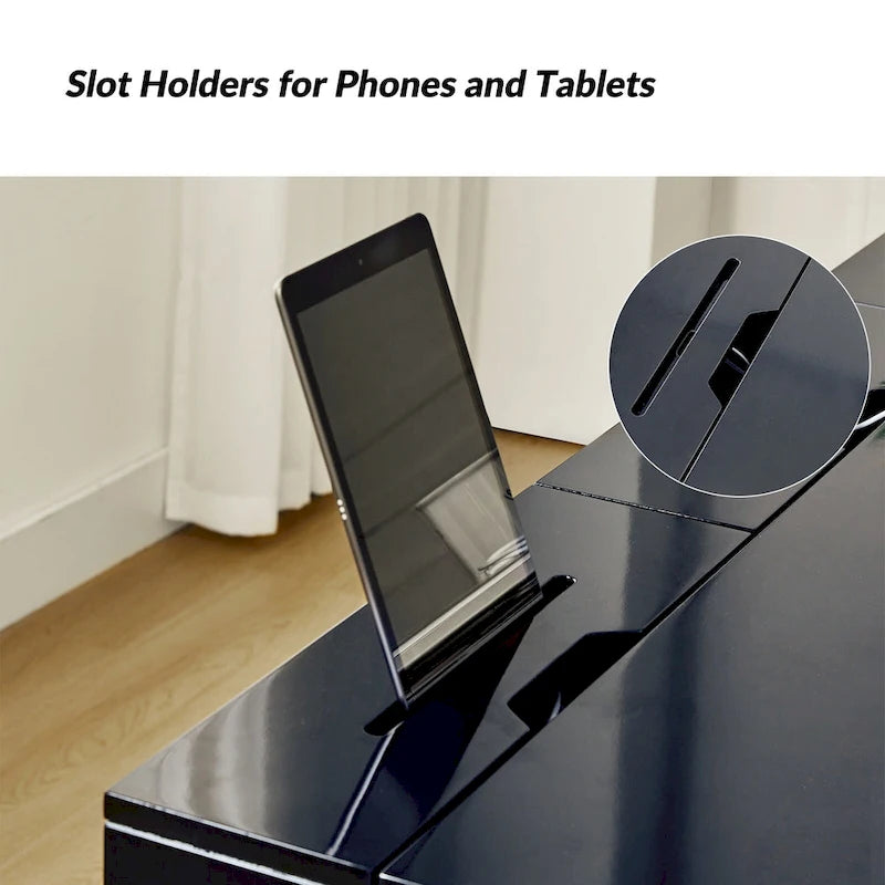 Modern bureau met 3 laden, USB-poorten en stopcontact