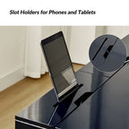 Modern bureau met 3 laden, USB-poorten en stopcontact