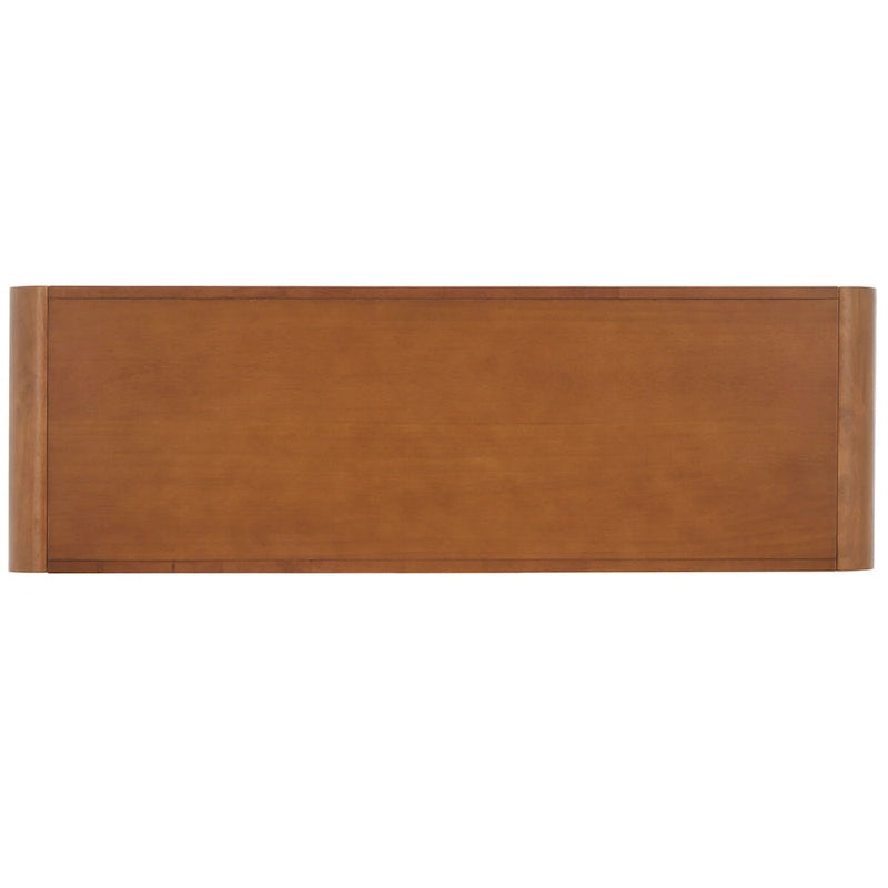 2-laags consoletafel met massief houten frame